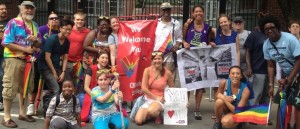 The Church of the Village and friends at the NYC Pride March 2013