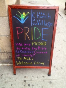 Pride and Bible Chalkboard