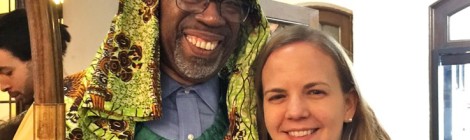 Bishop Alfred Johnson and Katie Reimer