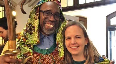 Bishop Alfred Johnson and Katie Reimer