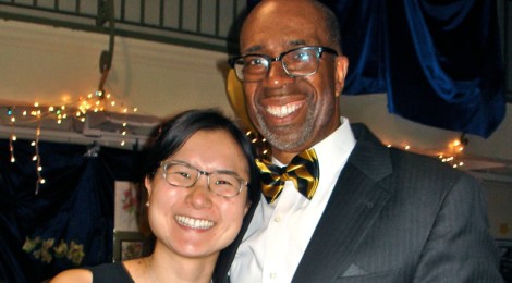 Bishop Alfred Johnson and Jessica Kawamura